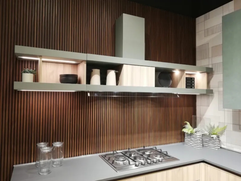 Cucina moderna ad angolo Unica Lube cucine a prezzo scontato