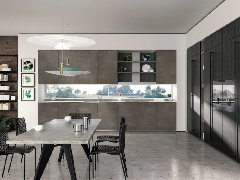 Cucina a prezzo scontato ad angolo design Vivere italia 12 Spagnol cucine