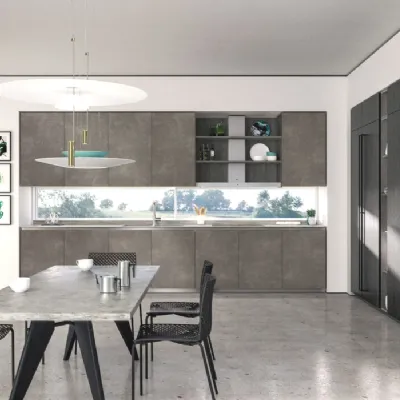 Cucina a prezzo scontato ad angolo design Vivere italia 12 Spagnol cucine
