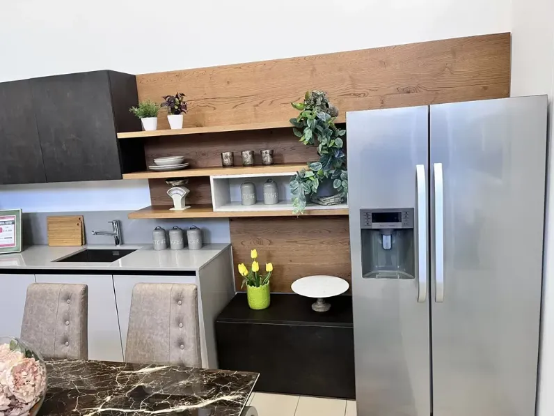 Cucina grigio moderna ad angolo Artigianale Angolare a soli 8800€