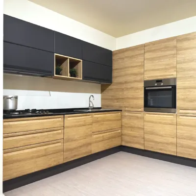 Cucina moderna ad angolo Isla Colombini casa a prezzo ribassato