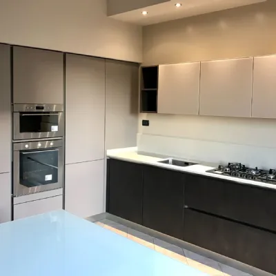 Cucina moderna ad angolo Primopiano cucine Ingrosso cucine moderne icm10 a prezzo scontato