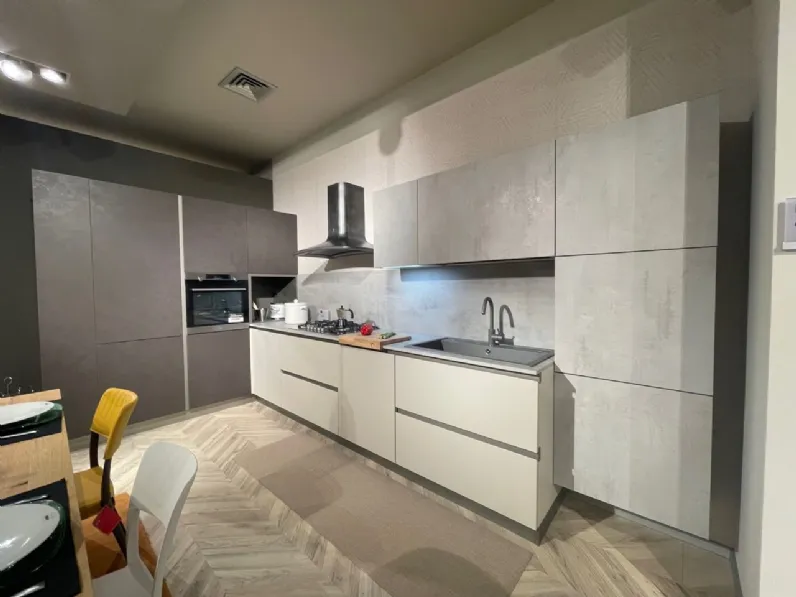 Cucina moderna ad angolo Infinity diagonal Stosa a prezzo ribassato