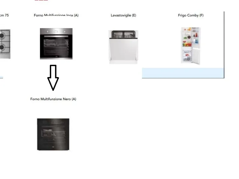 Cucina bianca moderna con isola Cucina white minimal design con isola  Collezione esclusiva in offerta