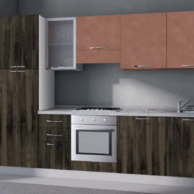 Cucina moderna altri colori Arrex lineare Composizione da 285 in Offerta Outlet