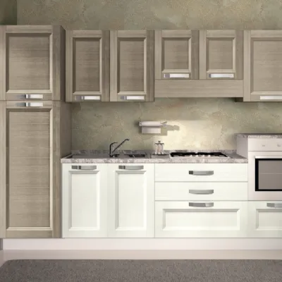 Cucina moderna altri colori Arrex lineare Composizione da 300 - 4 in Offerta Outlet