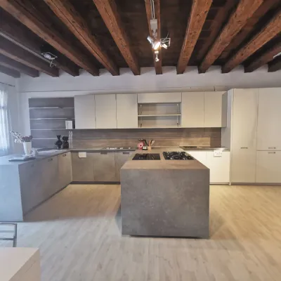 CUCINA con penisola Aster cucine Avenue SCONTATA 72%