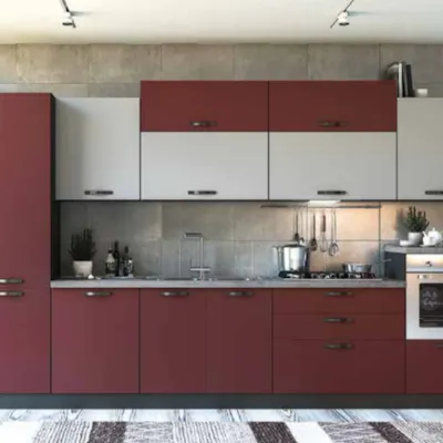 Cucina Kapri moderna altri colori lineare Md work scontata 51%