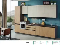 Cucina Net: moderna, lineare, laminato opaco, Era Poker 320lt.