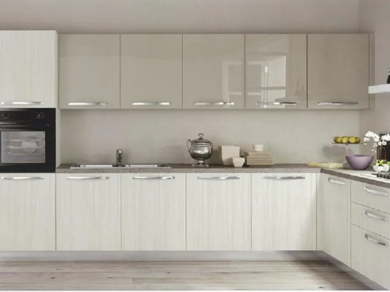 Cucina Arredo3 moderna ad angolo altri colori in laminato materico Cucina modello cloe della arredo3 cucine