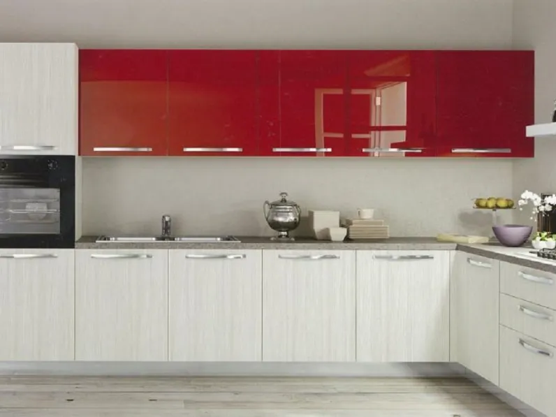 Cucina Arredo3 moderna ad angolo altri colori in laminato materico Cucina modello cloe della arredo3 cucine