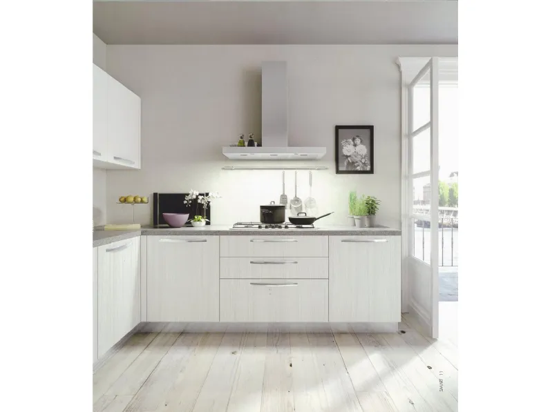 Cucina Arredo3 moderna ad angolo altri colori in laminato materico Cucina modello cloe della arredo3 cucine