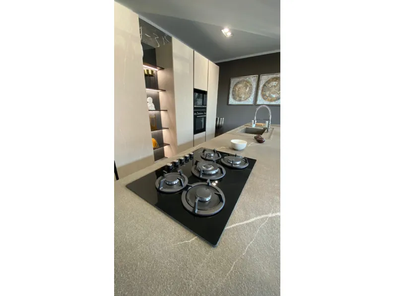 Cucina moderna ad isola Bluna Binova a prezzo scontato