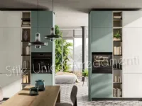 Cucina lineare moderna Acqua Febal a prezzo ribassato