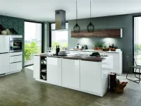 Cucina moderna bianca Colombini casa ad isola Alister a soli 8300