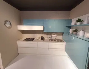 Cucina moderna bianca Veneta cucine ad angolo Tablet link a soli 6000€