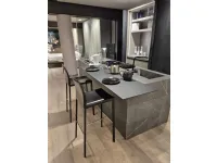 Cucina moderna con isola Skill Modulnova a prezzo scontato