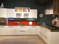 Cucina Alice moderna bianca Arrex con penisola scontata 62%