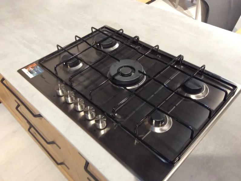Cucina rovere chiaro moderna con penisola Artigianale Comp 3 telaio rovere a soli 9200 Euro