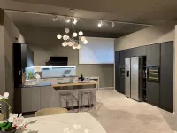 Cucina moderna con penisola Glass Arredo3 in altri colori, scontata!