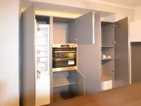 Cucina moderna con penisola Modulnova Light  a prezzo ribassato