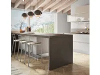 Cucina moderna con penisola Nuovi mondi cucine  minimal gola integrata a prezzo ribassato