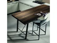 Cucina a prezzo scontato con penisola moderna Round5 Arredo3
