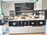 Cucina moderna con penisola Time pet opaco cappuccino Gentili group a prezzo ribassato