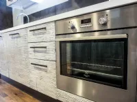 cucina moderna il legno e bambu   
