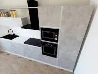 Cucina Sp22 moderna grigia Astra lineare scontata 55%