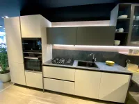 Cucina grigio moderna lineare Tris Prima cucine a soli 4600