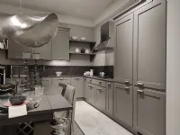 Cucina moderna grigio Scavolini ad angolo Favilla in Offerta Outlet