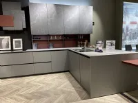 Cucina moderna grigio Stosa con penisola Stosa metropolis a soli 7400