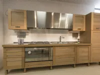 Cucina moderna larice Del tongo lineare Bellavita in offerta