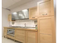 Cucina moderna larice Del tongo lineare Bellavita in offerta