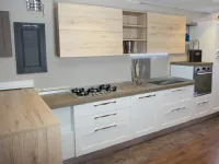 cucina moderna legno white e rovere  in offerta convenienza 