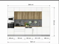 Cucina altri colori moderna lineare Aria doha Evo cucine in Offerta Outlet
