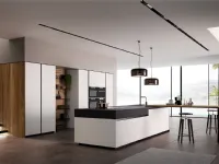 Cucina moderna lineare Arredo3 Glass 2.0 a prezzo scontato