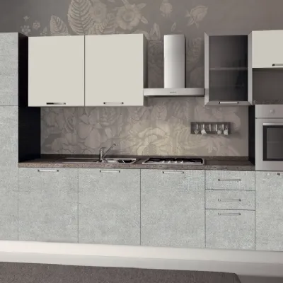 Cucina moderna lineare Arrex Composizione da 345 - 2 a prezzo ribassato
