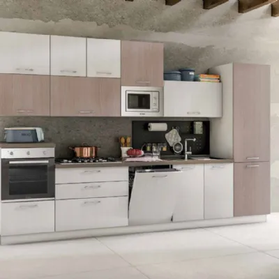 Cucina Cucina smart 360 d moderna altri colori lineare Artigianale scontata 41%