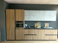 Cucina moderna lineare Cubodesign Cucina noce dozuki a prezzo ribassato