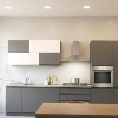Cucina moderna lineare Cucina clio Munari a prezzo ribassato
