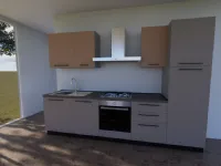 Cucina a PREZZI OUTLET in laccata opaco Artigianale -40%
