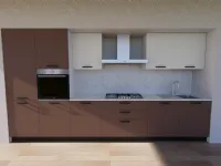 Cucina moderna lineare Cucina cloe composizione  b Artigianale a prezzo scontato