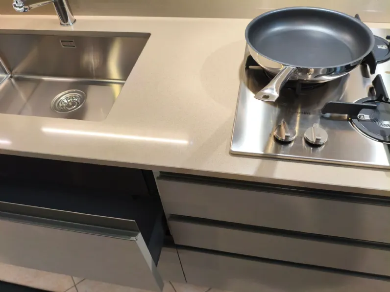 Cucina modello Cucina kali cemento Arredo3 PREZZO SCONTATO 50%