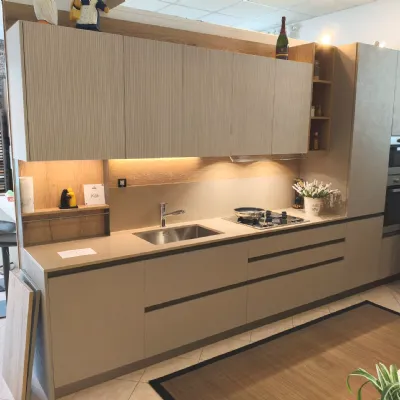 Cucina moderna lineare Cucina kali cemento Arredo3 a prezzo scontato