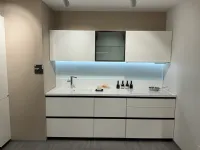 Cucina lineare moderna bianca Scavolini Delinea a soli 13500