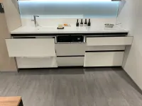 Cucina lineare moderna bianca Scavolini Delinea a soli 13500