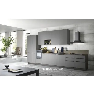 Cucina lineare in laminato materico altri colori Easy 020 * a prezzo scontato