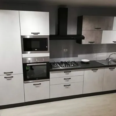 Cucina moderna lineare Gicinque cucine Time a prezzo scontato